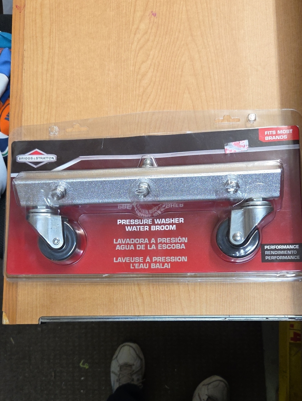 Briggs & Stratton pressure washer water broom, model 6213.